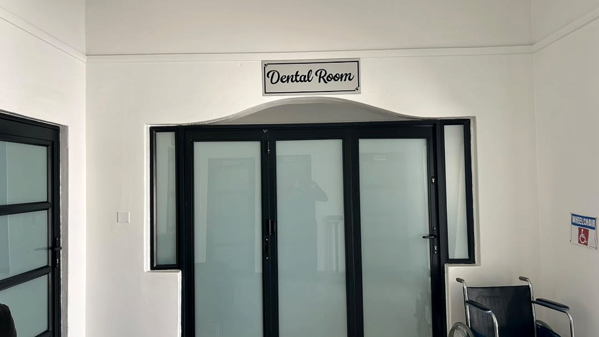 Accessible entrance to the dental room at Rugare Medical